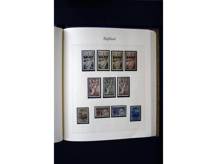 1858/1959, postfrische, ungebrauchte und gestempelte Sammlung mit u.a. Mi.-Nr. 390-91 C, 400Bb, 527, Bl.11A+B, 1527-34 etc., 