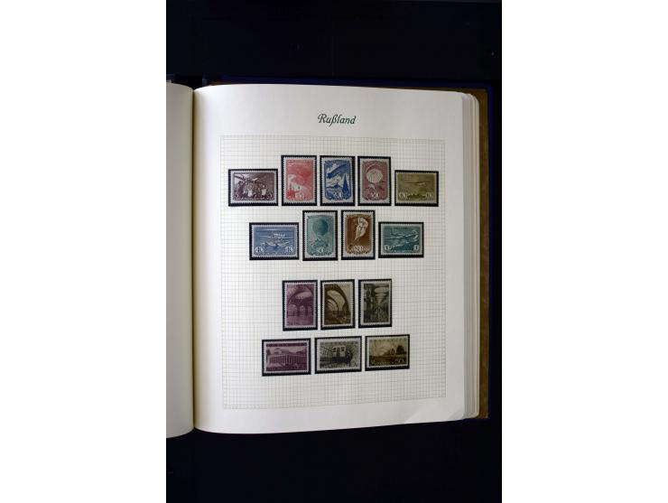 1858/1959, postfrische, ungebrauchte und gestempelte Sammlung mit u.a. Mi.-Nr. 390-91 C, 400Bb, 527, Bl.11A+B, 1527-34 etc., 