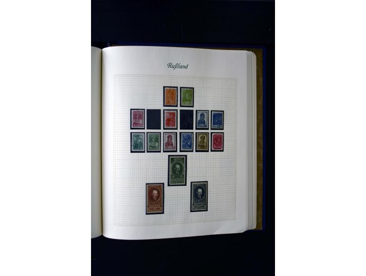 1858/1959, postfrische, ungebrauchte und gestempelte Sammlung mit u.a. Mi.-Nr. 390-91 C, 400Bb, 527, Bl.11A+B, 1527-34 etc., 