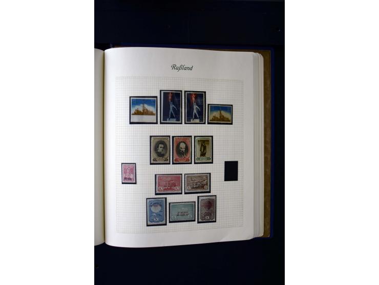 1858/1959, postfrische, ungebrauchte und gestempelte Sammlung mit u.a. Mi.-Nr. 390-91 C, 400Bb, 527, Bl.11A+B, 1527-34 etc., 