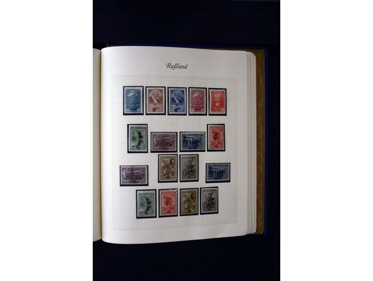 1858/1959, postfrische, ungebrauchte und gestempelte Sammlung mit u.a. Mi.-Nr. 390-91 C, 400Bb, 527, Bl.11A+B, 1527-34 etc., 
