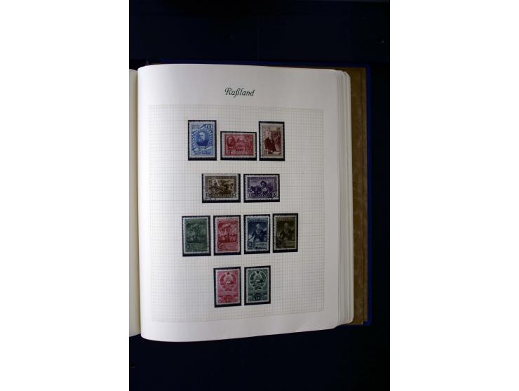 1858/1959, postfrische, ungebrauchte und gestempelte Sammlung mit u.a. Mi.-Nr. 390-91 C, 400Bb, 527, Bl.11A+B, 1527-34 etc., 