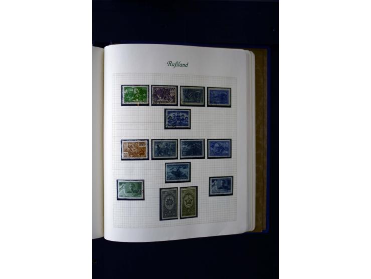 1858/1959, postfrische, ungebrauchte und gestempelte Sammlung mit u.a. Mi.-Nr. 390-91 C, 400Bb, 527, Bl.11A+B, 1527-34 etc., 