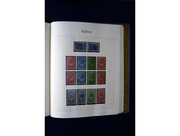 1858/1959, postfrische, ungebrauchte und gestempelte Sammlung mit u.a. Mi.-Nr. 390-91 C, 400Bb, 527, Bl.11A+B, 1527-34 etc., 