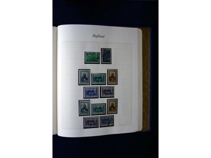 1858/1959, postfrische, ungebrauchte und gestempelte Sammlung mit u.a. Mi.-Nr. 390-91 C, 400Bb, 527, Bl.11A+B, 1527-34 etc., 