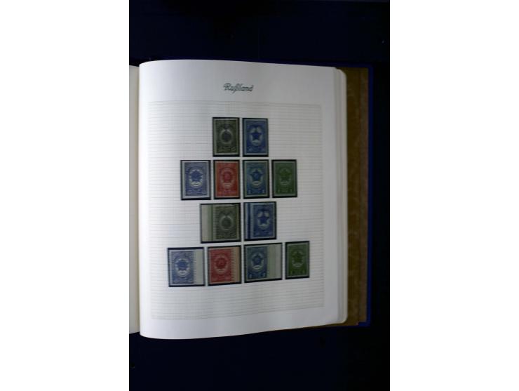 1858/1959, postfrische, ungebrauchte und gestempelte Sammlung mit u.a. Mi.-Nr. 390-91 C, 400Bb, 527, Bl.11A+B, 1527-34 etc., 