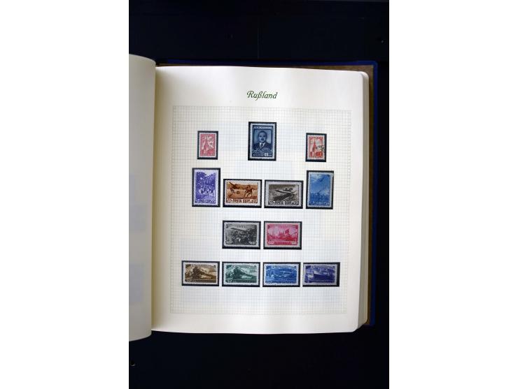 1858/1959, postfrische, ungebrauchte und gestempelte Sammlung mit u.a. Mi.-Nr. 390-91 C, 400Bb, 527, Bl.11A+B, 1527-34 etc., 
