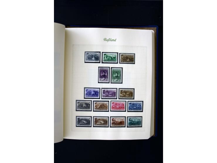 1858/1959, postfrische, ungebrauchte und gestempelte Sammlung mit u.a. Mi.-Nr. 390-91 C, 400Bb, 527, Bl.11A+B, 1527-34 etc., 