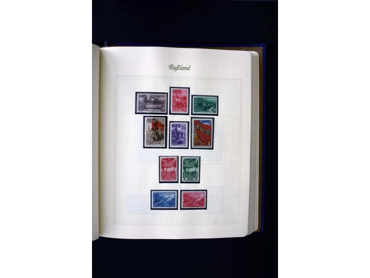 1858/1959, postfrische, ungebrauchte und gestempelte Sammlung mit u.a. Mi.-Nr. 390-91 C, 400Bb, 527, Bl.11A+B, 1527-34 etc., 