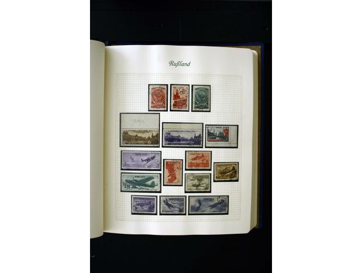 1858/1959, postfrische, ungebrauchte und gestempelte Sammlung mit u.a. Mi.-Nr. 390-91 C, 400Bb, 527, Bl.11A+B, 1527-34 etc., 