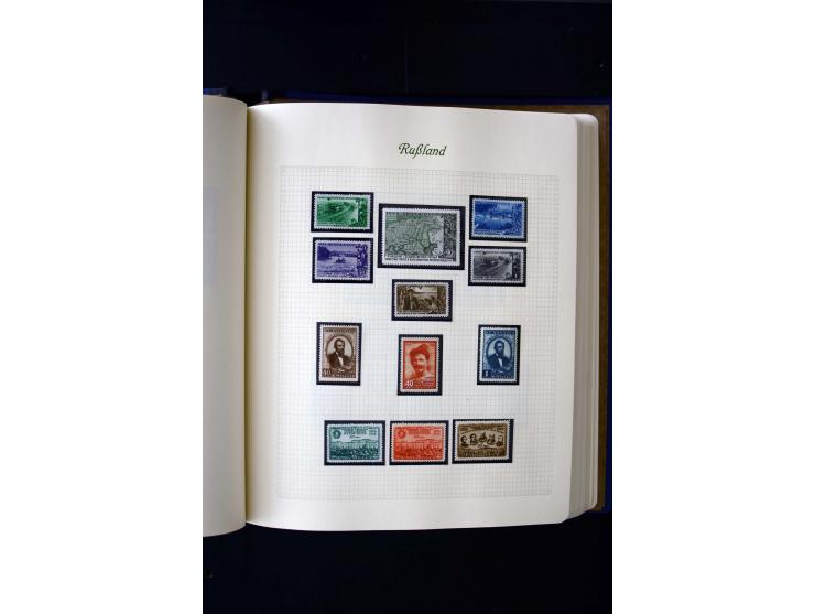 1858/1959, postfrische, ungebrauchte und gestempelte Sammlung mit u.a. Mi.-Nr. 390-91 C, 400Bb, 527, Bl.11A+B, 1527-34 etc., 