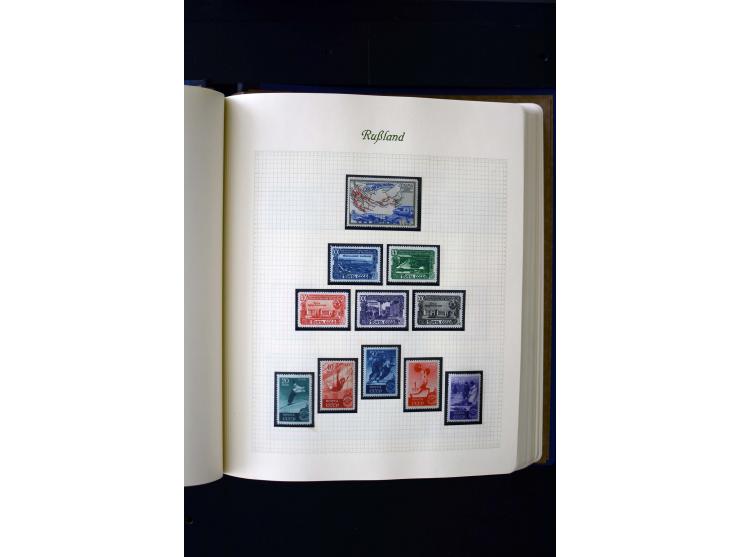 1858/1959, postfrische, ungebrauchte und gestempelte Sammlung mit u.a. Mi.-Nr. 390-91 C, 400Bb, 527, Bl.11A+B, 1527-34 etc., 