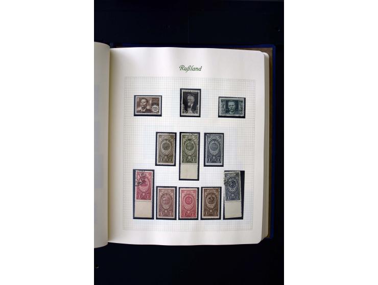 1858/1959, postfrische, ungebrauchte und gestempelte Sammlung mit u.a. Mi.-Nr. 390-91 C, 400Bb, 527, Bl.11A+B, 1527-34 etc., 