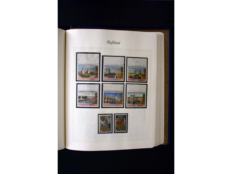 1858/1959, postfrische, ungebrauchte und gestempelte Sammlung mit u.a. Mi.-Nr. 390-91 C, 400Bb, 527, Bl.11A+B, 1527-34 etc., 