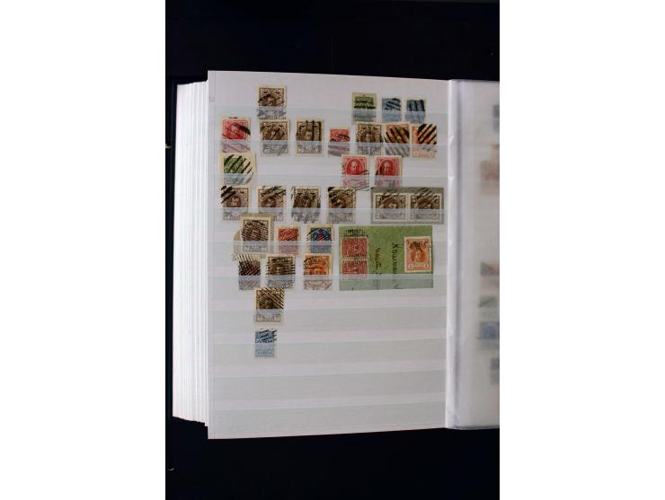 STUMME KRIEGSSTEMPEL: 1914/17, umfangreiche Sammlung von übe 1100 Marken/Briefstücken und Briefen/Karten, dabei viele veschie
