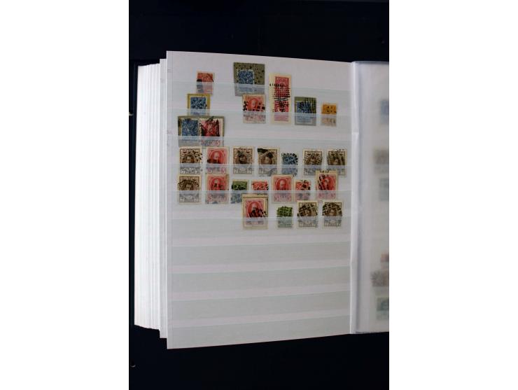 STUMME KRIEGSSTEMPEL: 1914/17, umfangreiche Sammlung von übe 1100 Marken/Briefstücken und Briefen/Karten, dabei viele veschie