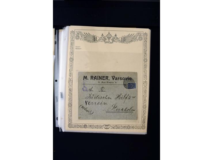 STUMME KRIEGSSTEMPEL: 1914/17, umfangreiche Sammlung von übe 1100 Marken/Briefstücken und Briefen/Karten, dabei viele veschie