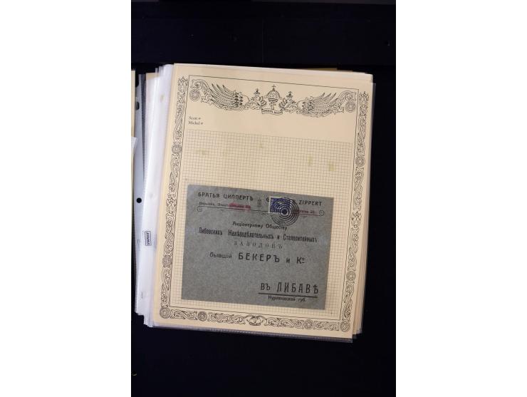 STUMME KRIEGSSTEMPEL: 1914/17, umfangreiche Sammlung von übe 1100 Marken/Briefstücken und Briefen/Karten, dabei viele veschie