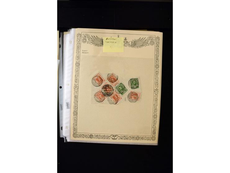 STUMME KRIEGSSTEMPEL: 1914/17, umfangreiche Sammlung von übe 1100 Marken/Briefstücken und Briefen/Karten, dabei viele veschie