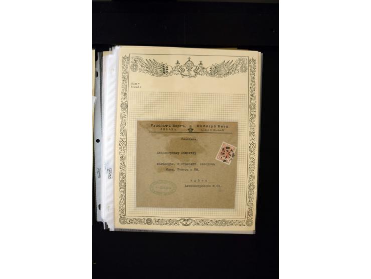 STUMME KRIEGSSTEMPEL: 1914/17, umfangreiche Sammlung von übe 1100 Marken/Briefstücken und Briefen/Karten, dabei viele veschie