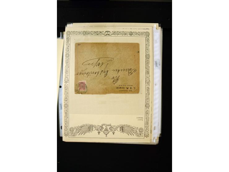 STUMME KRIEGSSTEMPEL: 1914/17, umfangreiche Sammlung von übe 1100 Marken/Briefstücken und Briefen/Karten, dabei viele veschie