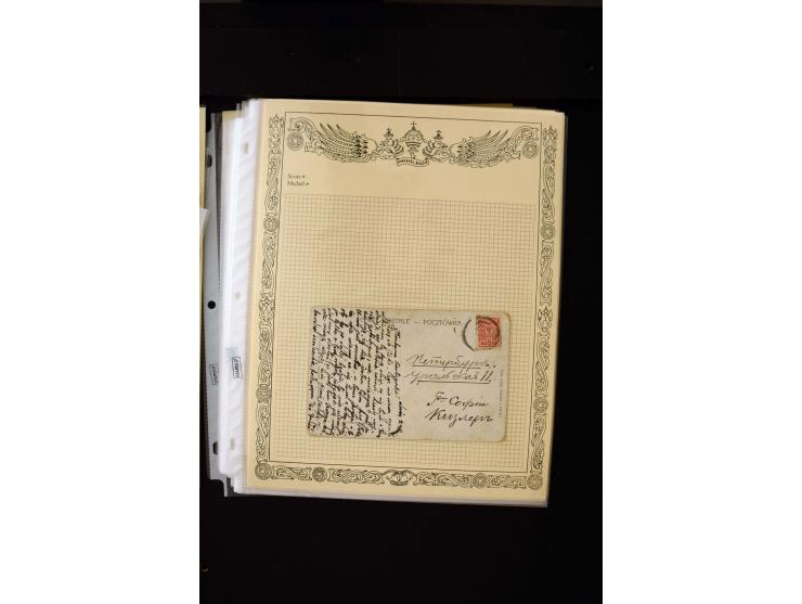 STUMME KRIEGSSTEMPEL: 1914/17, umfangreiche Sammlung von übe 1100 Marken/Briefstücken und Briefen/Karten, dabei viele veschie