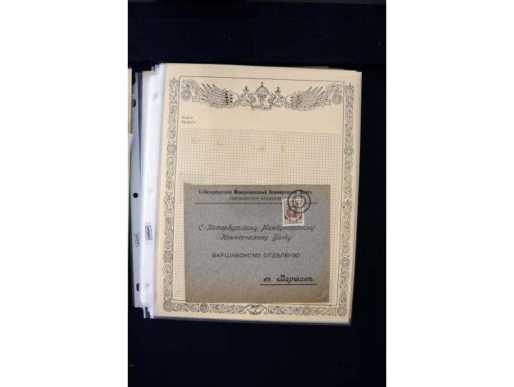 STUMME KRIEGSSTEMPEL: 1914/17, umfangreiche Sammlung von übe 1100 Marken/Briefstücken und Briefen/Karten, dabei viele veschie