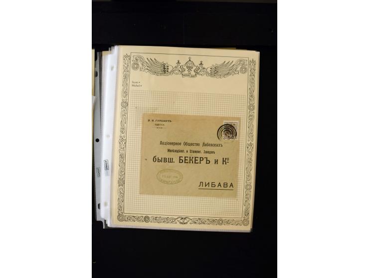 STUMME KRIEGSSTEMPEL: 1914/17, umfangreiche Sammlung von übe 1100 Marken/Briefstücken und Briefen/Karten, dabei viele veschie