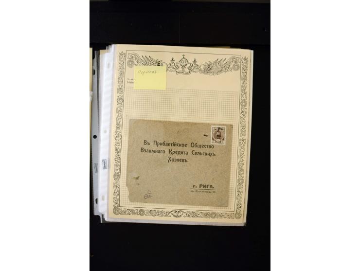 STUMME KRIEGSSTEMPEL: 1914/17, umfangreiche Sammlung von übe 1100 Marken/Briefstücken und Briefen/Karten, dabei viele veschie