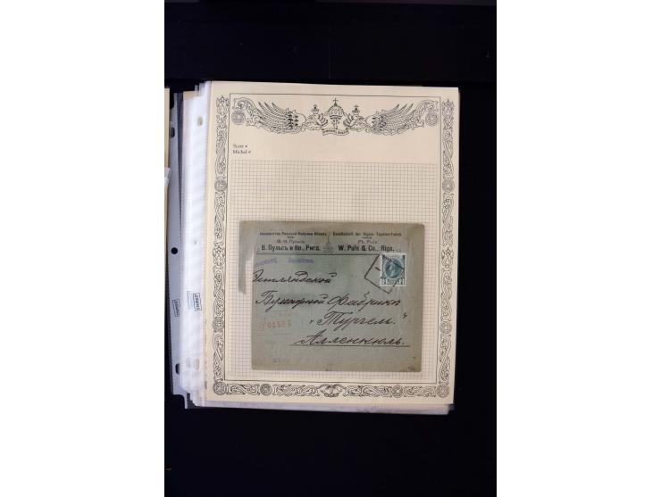 STUMME KRIEGSSTEMPEL: 1914/17, umfangreiche Sammlung von übe 1100 Marken/Briefstücken und Briefen/Karten, dabei viele veschie