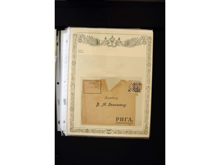 STUMME KRIEGSSTEMPEL: 1914/17, umfangreiche Sammlung von übe 1100 Marken/Briefstücken und Briefen/Karten, dabei viele veschie