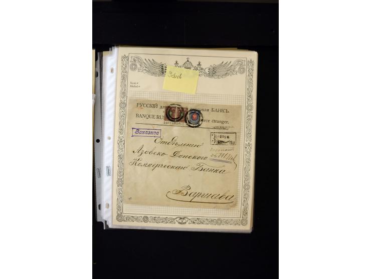 STUMME KRIEGSSTEMPEL: 1914/17, umfangreiche Sammlung von übe 1100 Marken/Briefstücken und Briefen/Karten, dabei viele veschie