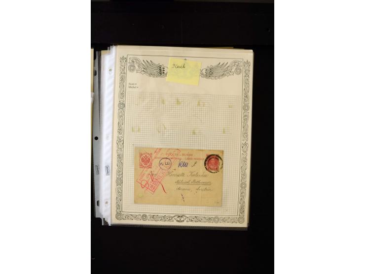 STUMME KRIEGSSTEMPEL: 1914/17, umfangreiche Sammlung von übe 1100 Marken/Briefstücken und Briefen/Karten, dabei viele veschie
