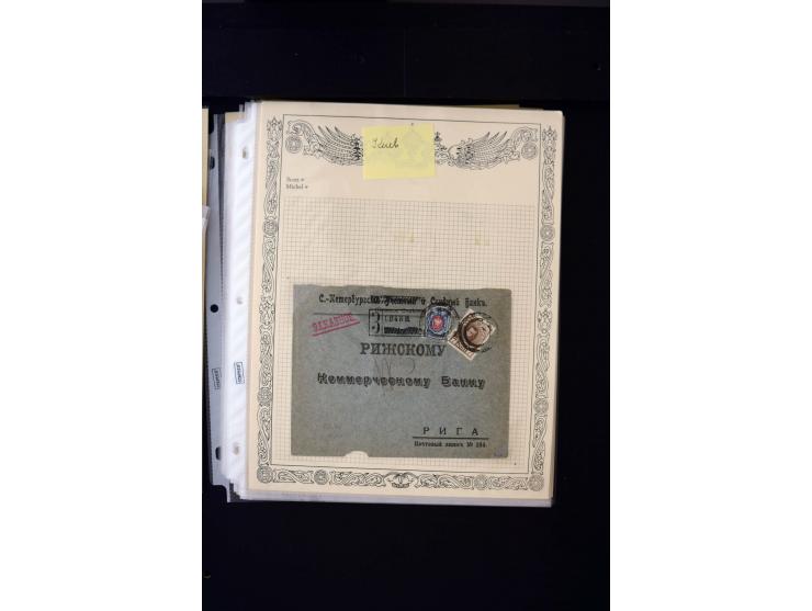 STUMME KRIEGSSTEMPEL: 1914/17, umfangreiche Sammlung von übe 1100 Marken/Briefstücken und Briefen/Karten, dabei viele veschie