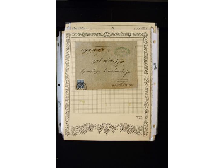 STUMME KRIEGSSTEMPEL: 1914/17, umfangreiche Sammlung von übe 1100 Marken/Briefstücken und Briefen/Karten, dabei viele veschie