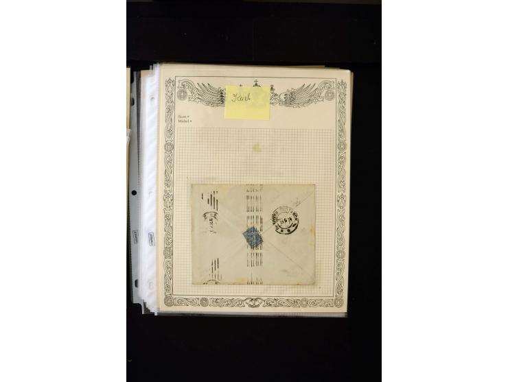 STUMME KRIEGSSTEMPEL: 1914/17, umfangreiche Sammlung von übe 1100 Marken/Briefstücken und Briefen/Karten, dabei viele veschie