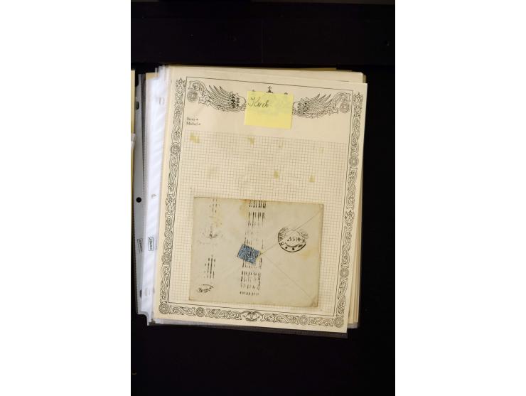 STUMME KRIEGSSTEMPEL: 1914/17, umfangreiche Sammlung von übe 1100 Marken/Briefstücken und Briefen/Karten, dabei viele veschie
