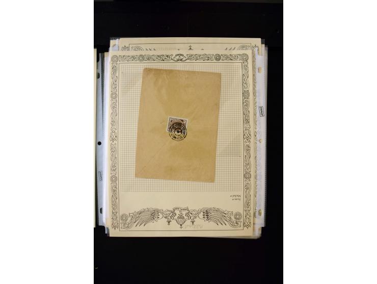 STUMME KRIEGSSTEMPEL: 1914/17, umfangreiche Sammlung von übe 1100 Marken/Briefstücken und Briefen/Karten, dabei viele veschie