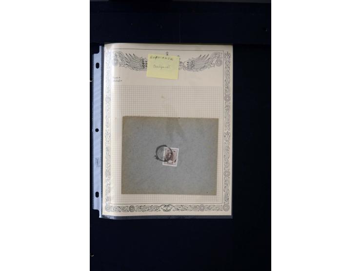 STUMME KRIEGSSTEMPEL: 1914/17, umfangreiche Sammlung von übe 1100 Marken/Briefstücken und Briefen/Karten, dabei viele veschie