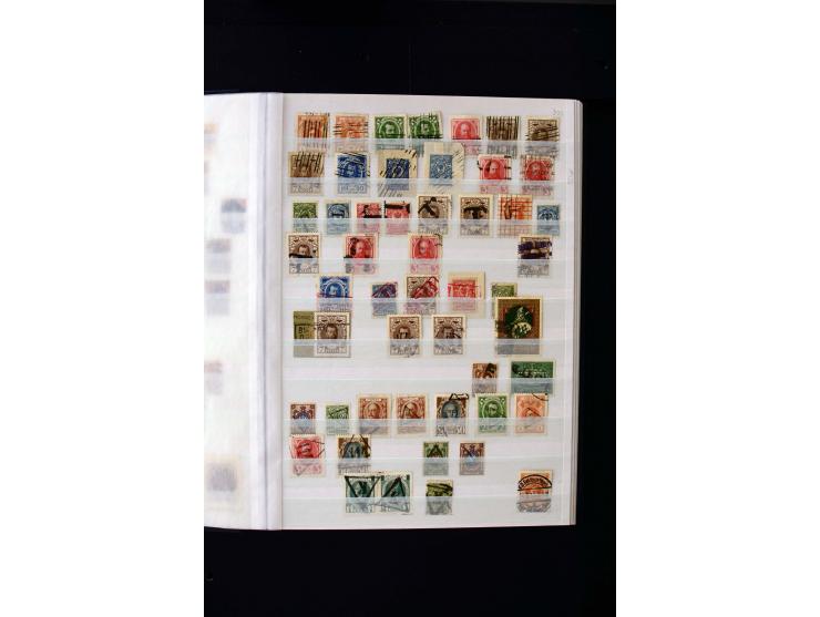 STUMME KRIEGSSTEMPEL: 1914/17, umfangreiche Sammlung von übe 1100 Marken/Briefstücken und Briefen/Karten, dabei viele veschie