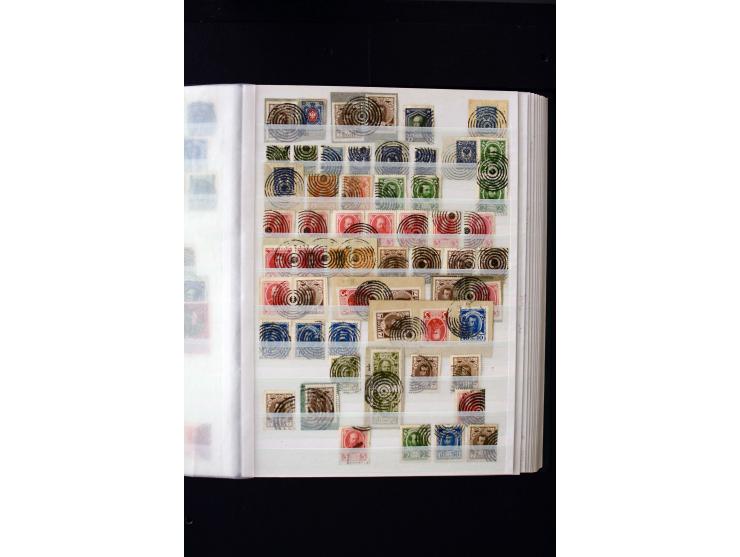 STUMME KRIEGSSTEMPEL: 1914/17, umfangreiche Sammlung von übe 1100 Marken/Briefstücken und Briefen/Karten, dabei viele veschie