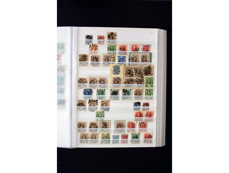 STUMME KRIEGSSTEMPEL: 1914/17, umfangreiche Sammlung von übe 1100 Marken/Briefstücken und Briefen/Karten, dabei viele veschie