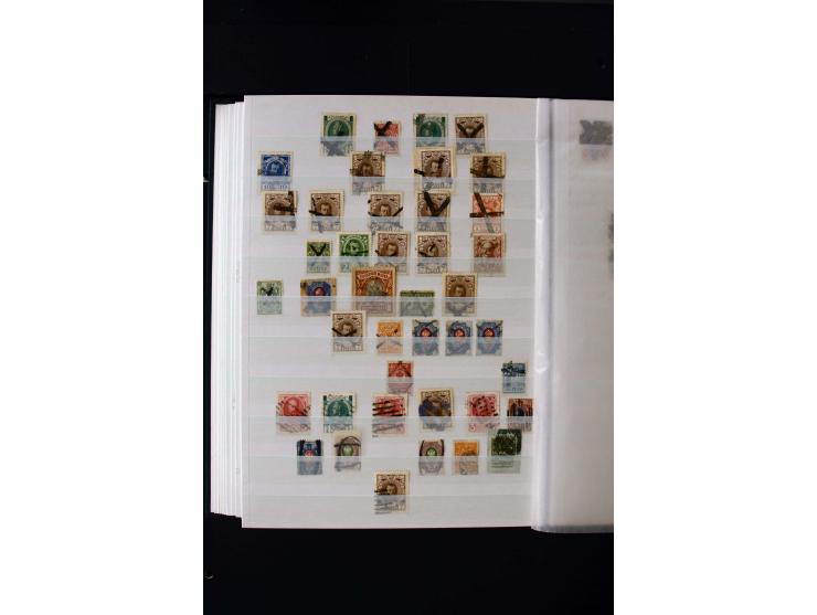 STUMME KRIEGSSTEMPEL: 1914/17, umfangreiche Sammlung von übe 1100 Marken/Briefstücken und Briefen/Karten, dabei viele veschie