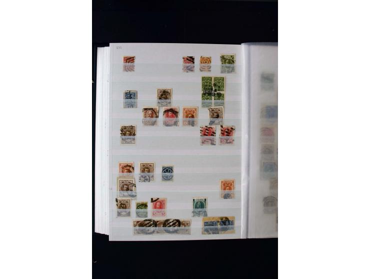 STUMME KRIEGSSTEMPEL: 1914/17, umfangreiche Sammlung von übe 1100 Marken/Briefstücken und Briefen/Karten, dabei viele veschie