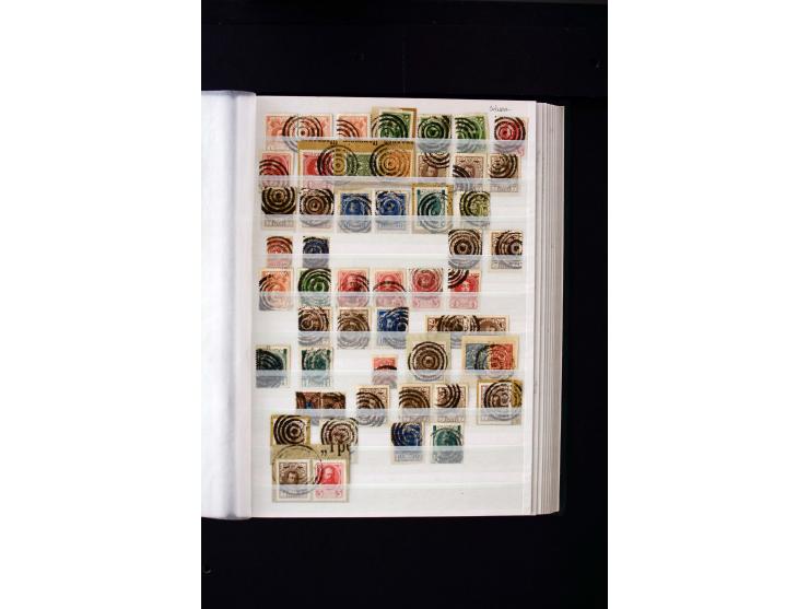 STUMME KRIEGSSTEMPEL: 1914/17, umfangreiche Sammlung von übe 1100 Marken/Briefstücken und Briefen/Karten, dabei viele veschie