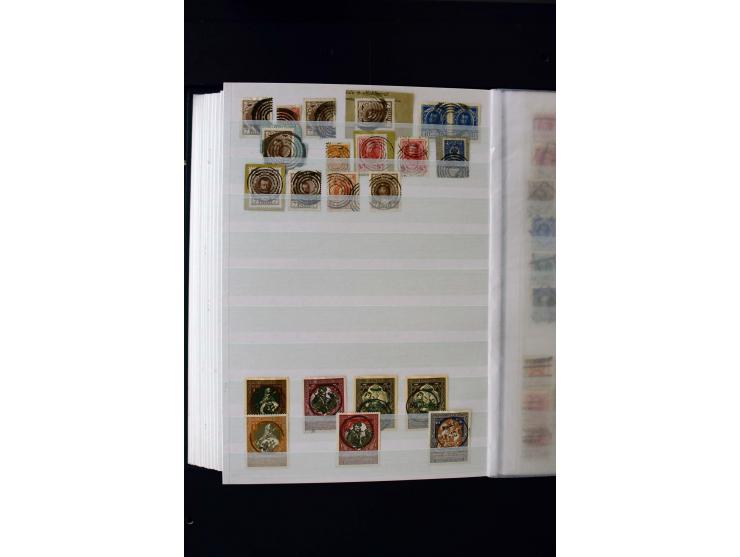STUMME KRIEGSSTEMPEL: 1914/17, umfangreiche Sammlung von übe 1100 Marken/Briefstücken und Briefen/Karten, dabei viele veschie