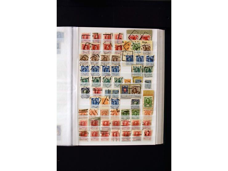 STUMME KRIEGSSTEMPEL: 1914/17, umfangreiche Sammlung von übe 1100 Marken/Briefstücken und Briefen/Karten, dabei viele veschie