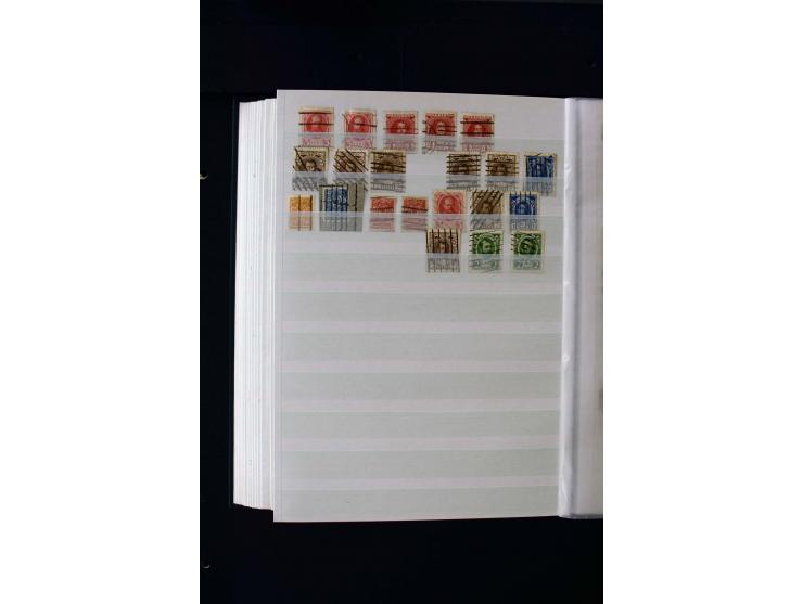 STUMME KRIEGSSTEMPEL: 1914/17, umfangreiche Sammlung von übe 1100 Marken/Briefstücken und Briefen/Karten, dabei viele veschie