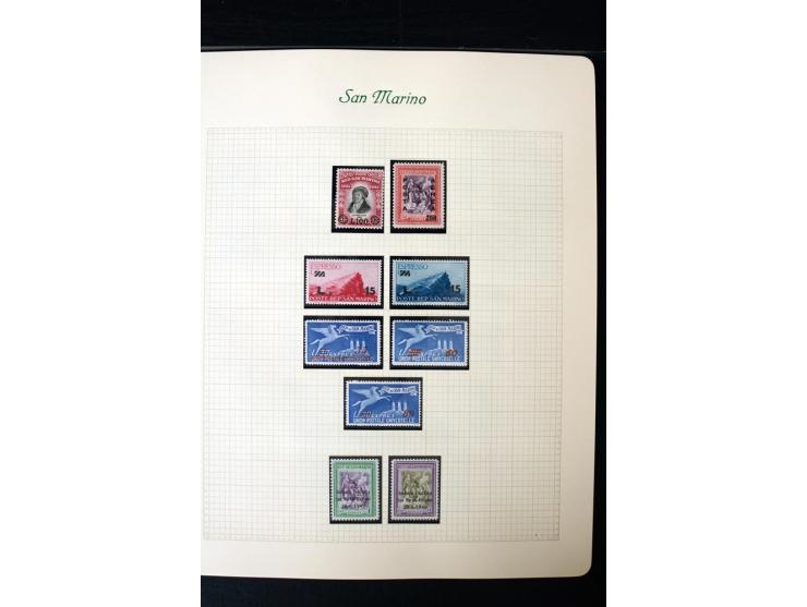 1877/1959, postfrische, ungebrauchte und etwas gestempelte Sammlung mit u.a. Mi.-Nr. 145-62, 165-74, 175-79, 184-91, 198-201,