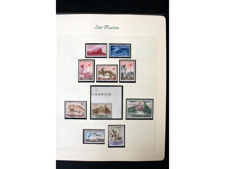 1877/1959, postfrische, ungebrauchte und etwas gestempelte Sammlung mit u.a. Mi.-Nr. 145-62, 165-74, 175-79, 184-91, 198-201,